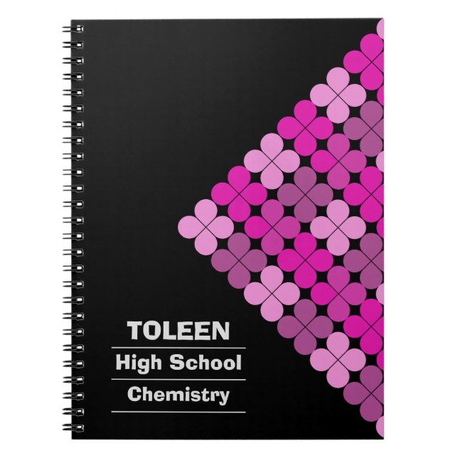 Personalized Colorful Pattern                  Notebook (Front)