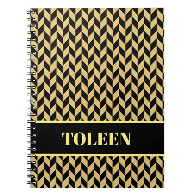 Personalized Colorful Pattern                 Notebook (Front)