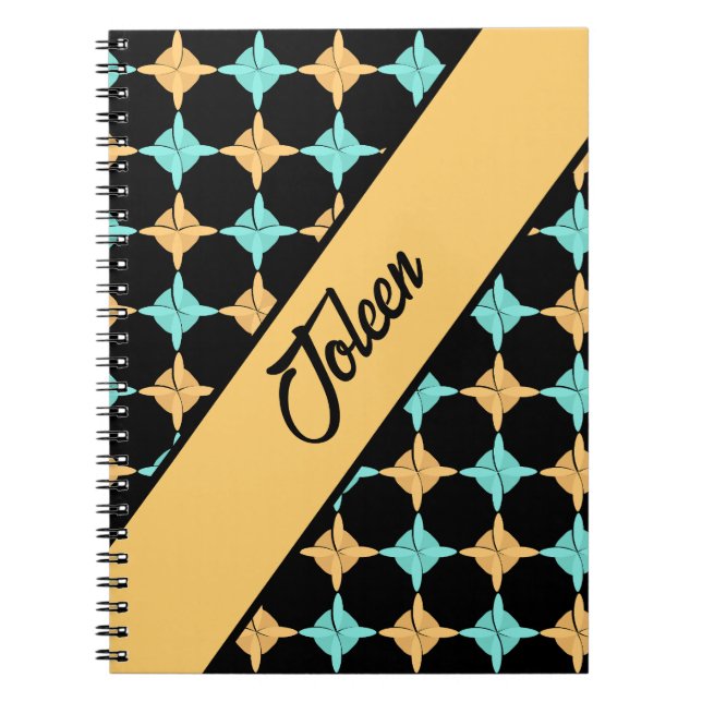 Personalized Colorful Pattern                  Notebook (Front)