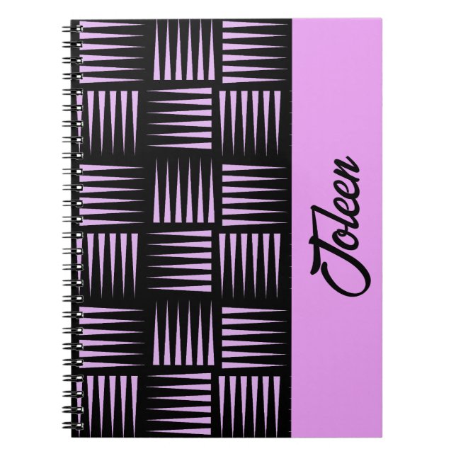 Personalized Colorful Pattern                  Notebook (Front)