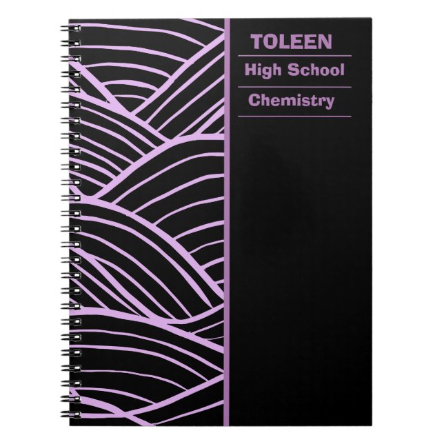 Personalized Colorful Pattern                  Notebook (Front)