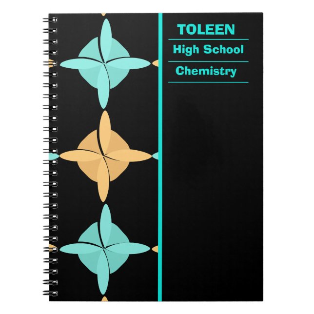 Personalized Colorful Pattern                  Notebook (Front)