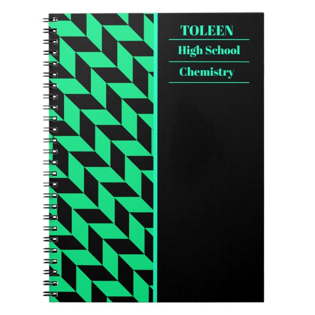 Personalized Colorful Pattern                  Notebook (Front)