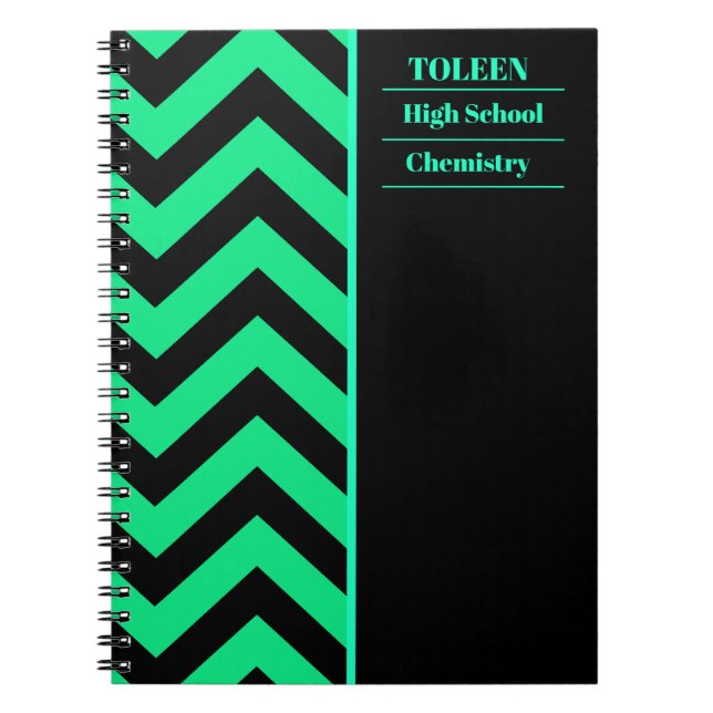 Personalized Colorful Pattern                  Notebook (Front)