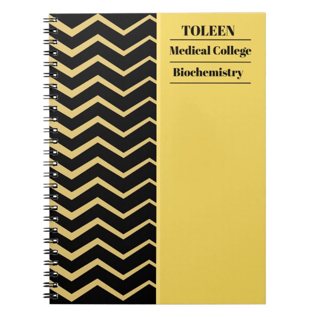 Personalized Colorful Pattern                  Notebook (Front)