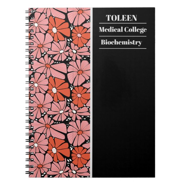 Personalized Colorful Pattern                  Notebook (Front)