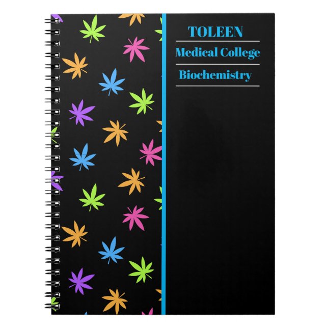 Personalized Colorful Pattern                  Notebook (Front)