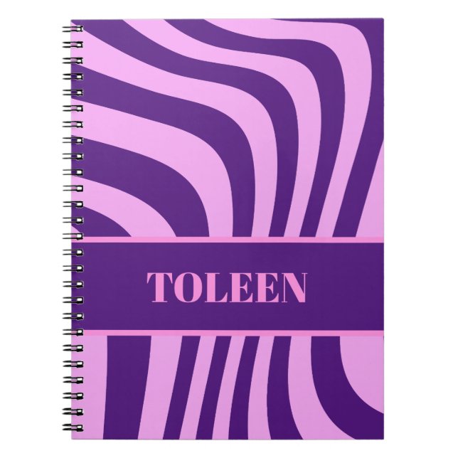 Personalized Colorful Pattern        Notebook (Front)