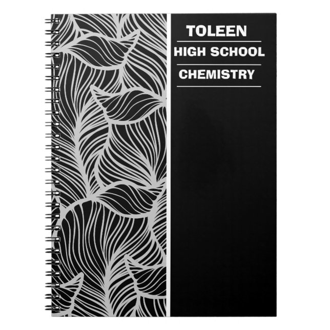 Personalized Colorful Pattern                  Notebook (Front)