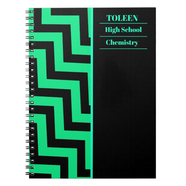 Personalized Colorful Pattern                  Notebook (Front)