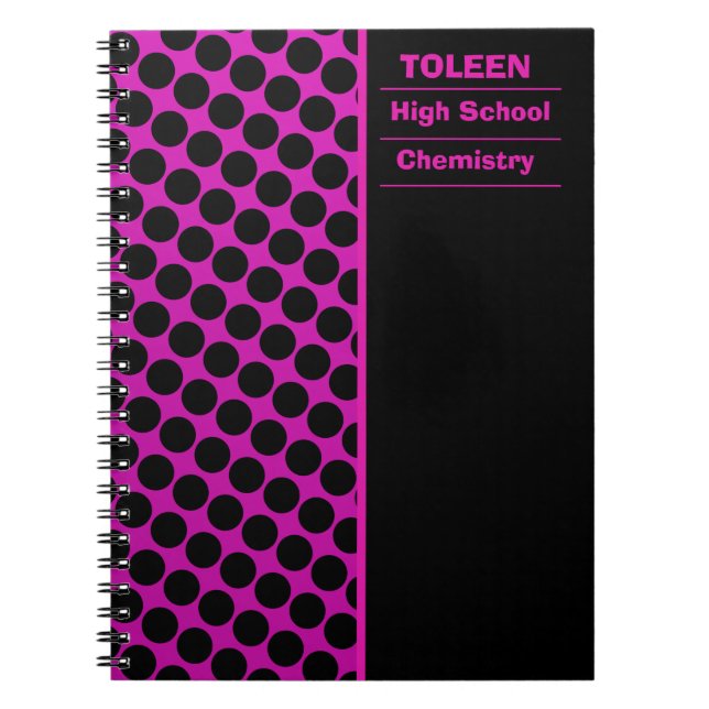 Personalized Colorful Pattern                  Notebook (Front)