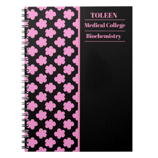 Personalized Colorful Pattern                  Notebook (Front)