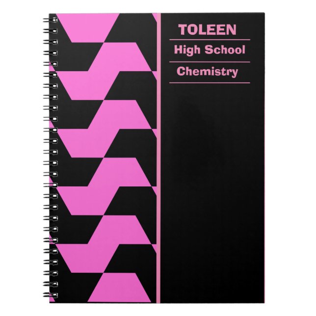Personalized Colorful Pattern                  Notebook (Front)