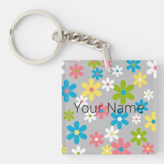 Personalized Colorful Spring Elegant Floral Art