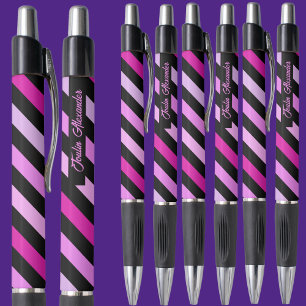 Personalized Colorful Striped Pattern              Pen