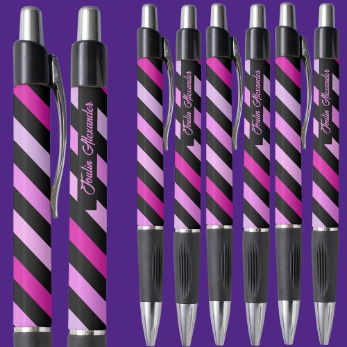 Personalized Colorful Striped Pattern              Pen