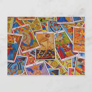 Personalized Colorful Tarot Postcard