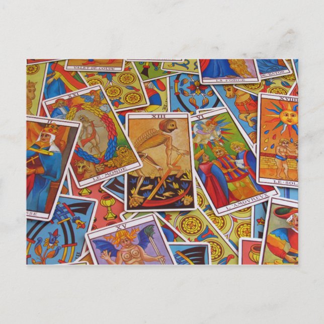 Personalized Colorful Tarot Postcard (Front)