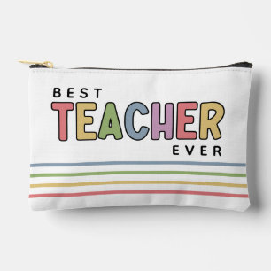 Personalized Colorful Teacher Appreciation Gifts Accessory Pouch