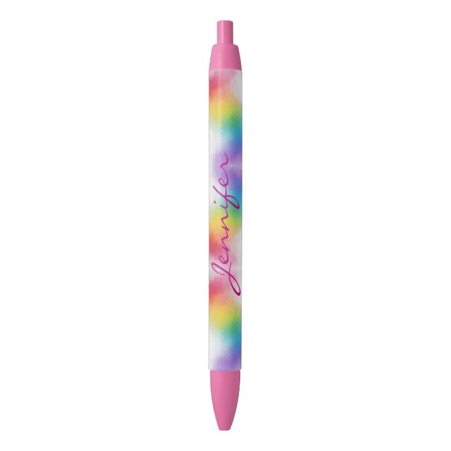 Personalized Colorful Template Handwriting Modern Pen (Front Vertical)