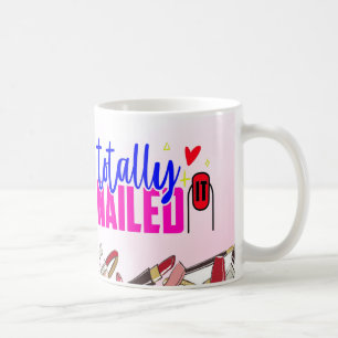 Personalized Colorful Totally Nailed It Tech Mug
