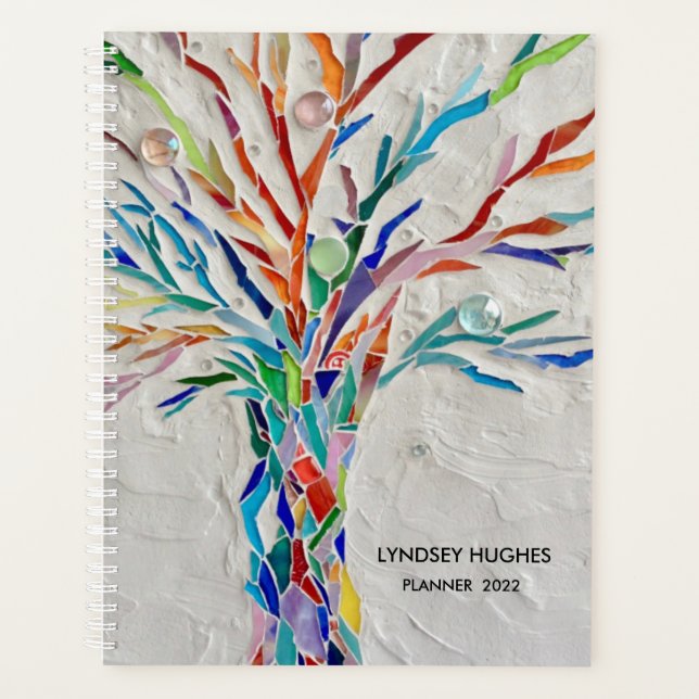 Personalized Colorful Tree Planner (Front)
