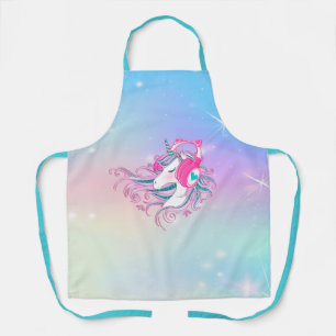 Personalized Colorful Unicorn Cute Apron