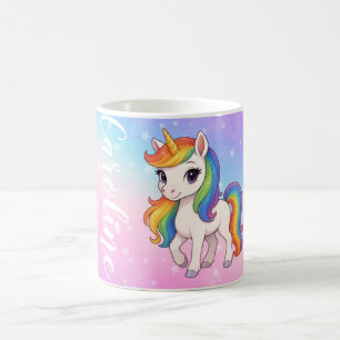 Personalized Colorful unicorn magic Coffee Mug