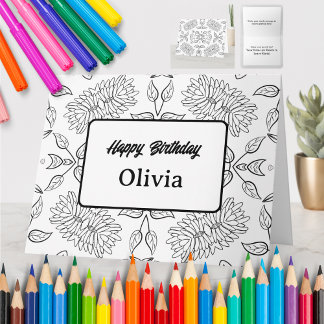 Personalized Coloring Greeting Card (49)