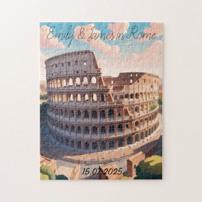 Personalized Colosseum Puzzle (Vertical)