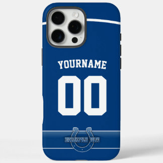 Personalized Colts Jersey American Football iPhone 16 Pro Max Case
