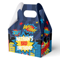 Personalized Comic Book Hero Party Boxes