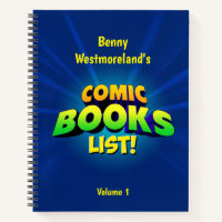 Personalized Comic Book List