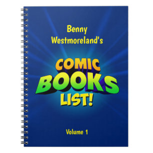 Personalized Comic Book List