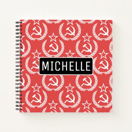 Personalized Commie Notebook