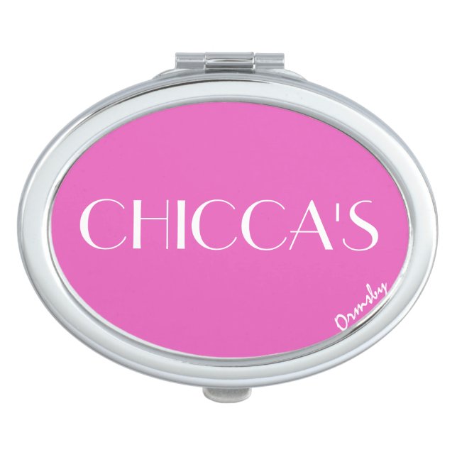Personalized compact mirror (Front)