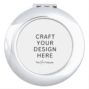Personalized Compact Mirror with Your Own Design