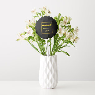 Personalized Company Black Modern Custom Business Balloon