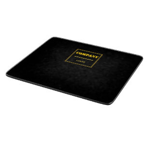 Personalized Company Black Modern Custom Business Cutting Board