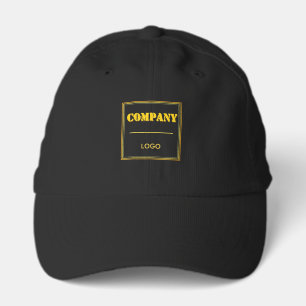 Personalized Company Black Modern Custom Business Performance Cap