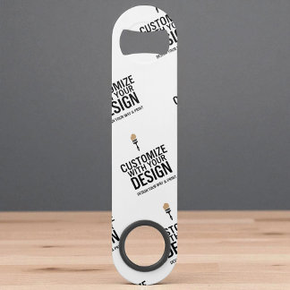 Personalized Company Branded Custom Minimalist  Bar Key