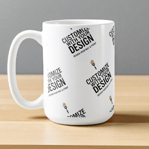 Personalized Company Branded Custom Minimalist  Coffee Mug