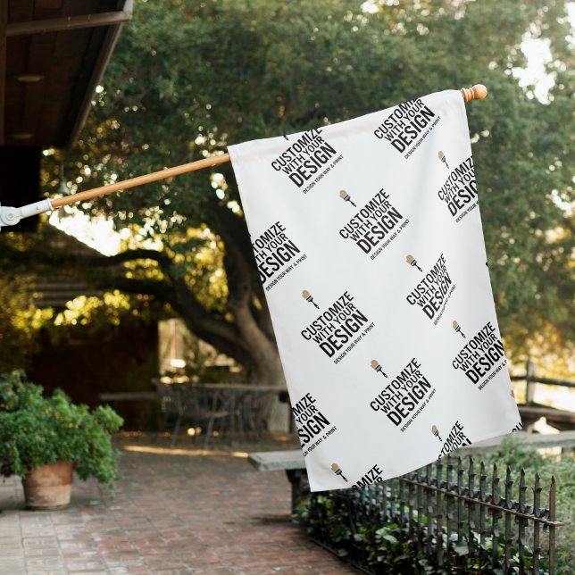 Personalized Company Branded Custom Minimalist  House Flag (Creator Uploaded)