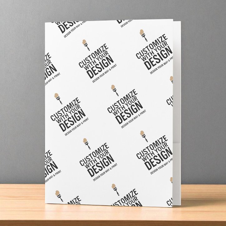 Personalized Company Branded Custom Minimalist Pocket Folder
