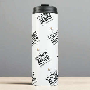 Personalized Company Branded Custom Minimalist Thermal Tumbler