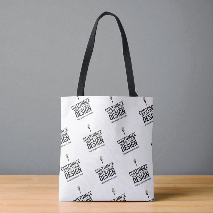 Personalized Company Branded Custom Minimalist Tote Bag