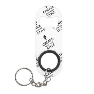 Personalized Company Branded Minimalist Keychain Bottle Opener