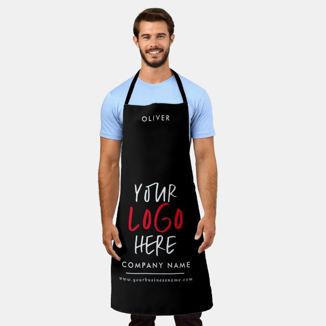 Personalized Company Branding replace your logo  Apron (Worn)