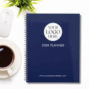 Personalized Company Business Logo Template Blue Planner