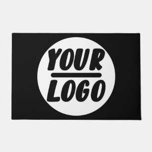 Personalized company business logo welcome elegant doormat